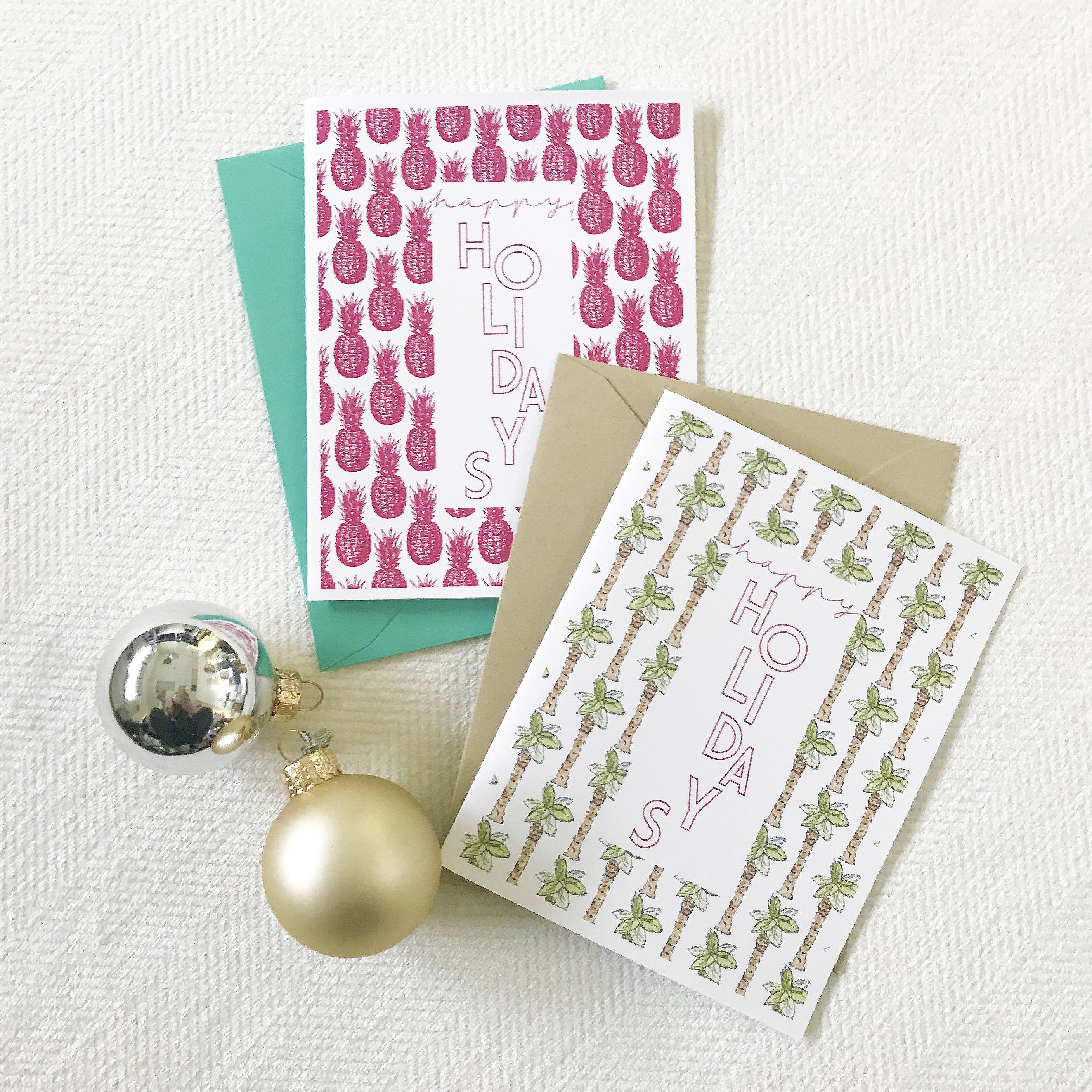 Tropical Holiday Card | Palm Trees