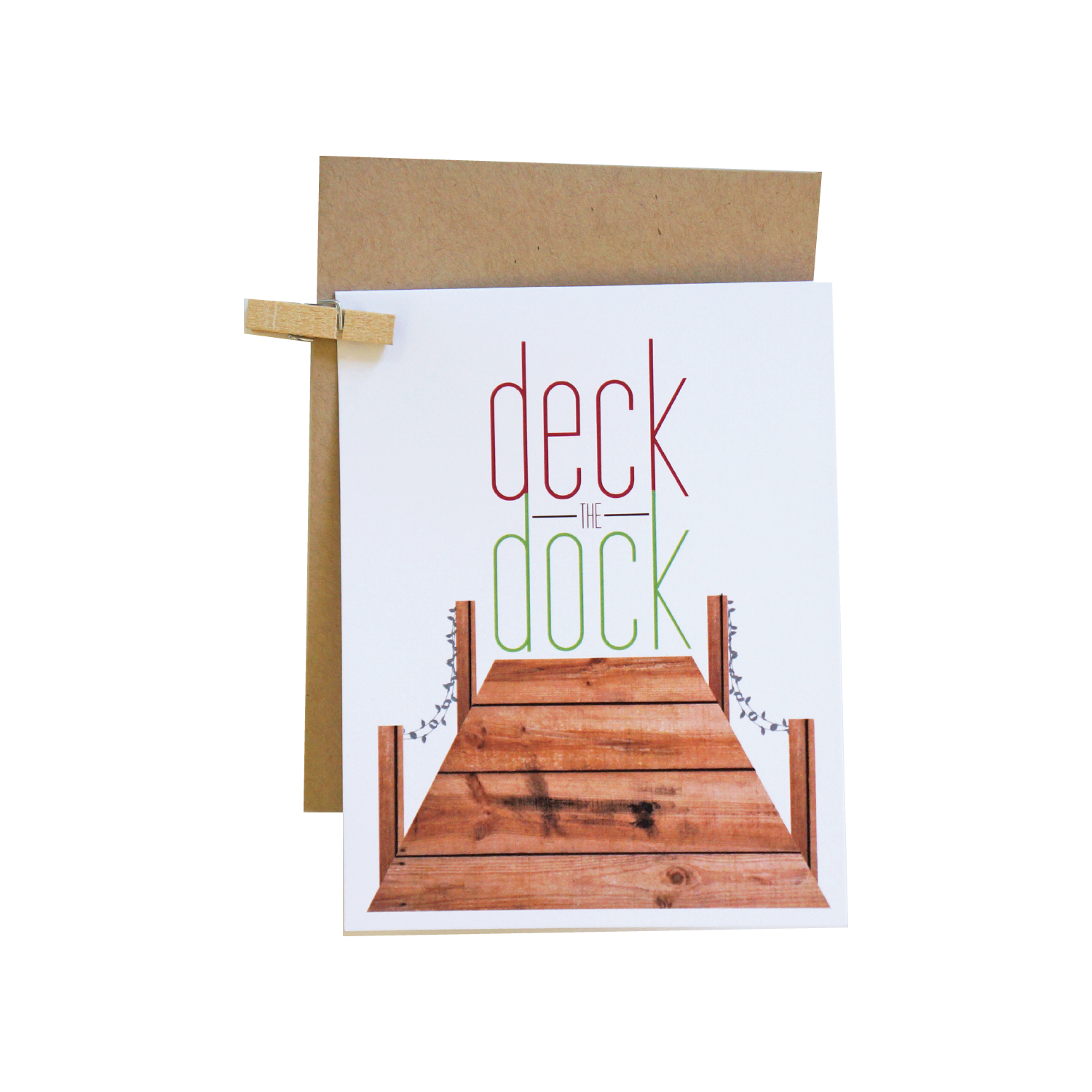 Deck the Dock Holiday Card
